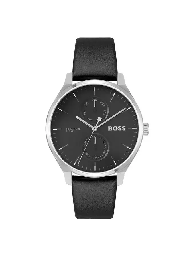 BOSS Leather Analog Watch HB151.4102