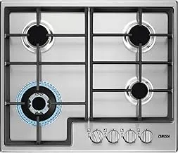 Zanussi Built-In Hob, Gas - Stainless, 4 Burners, 60 cm -ZGH66424XS