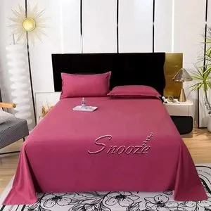 Snooze Flat Bed Sheet Set 2pcs (Kashmir) 160*235 Cm + Free Pillow Case