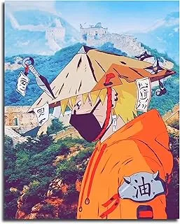 مجموعة ملصقات Anime NARUTO الجدارية مجموعة ملصقات فنية غير مؤطرة ملصق Jujutsu Manga هدايا ديكور الغرفة؟ ملصقات أنيمي مناسبة لتزيين المنزل، المطعم، البار، المكتب