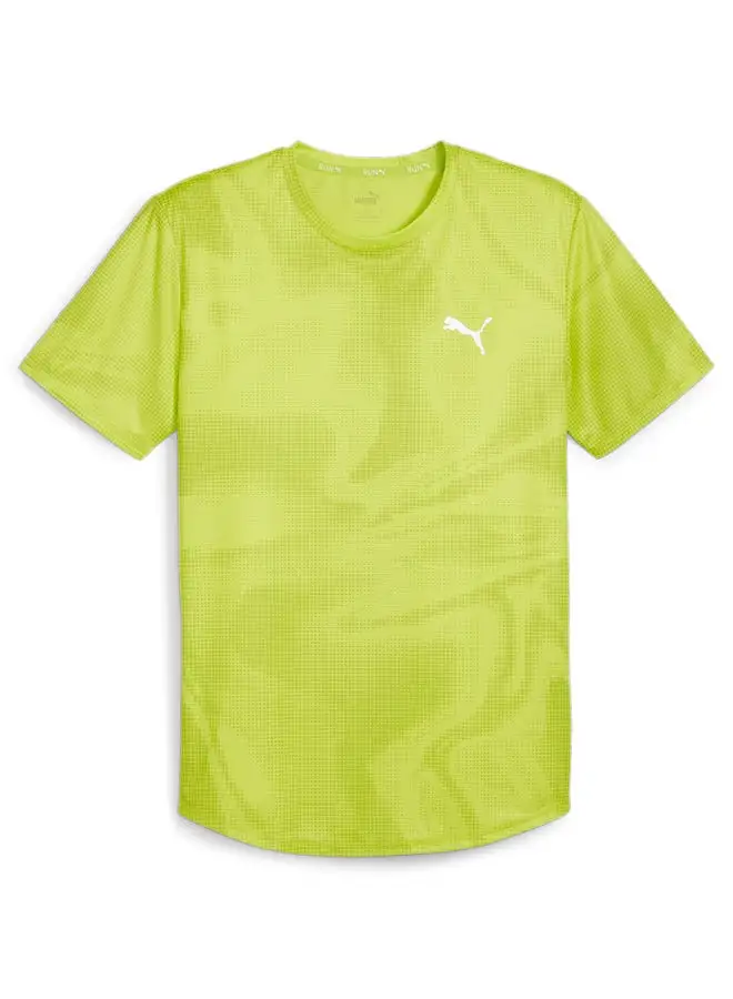 PUMA Run Favorite Aop Short Sleeve Tee