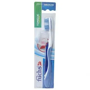 Tongue Toothbrush & Free Cover  - Medium