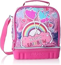 Must 584097 Magic Rainbow Isothermal Lunch Bag for Kids, 24 cm x 12 cm x 20 cm Size