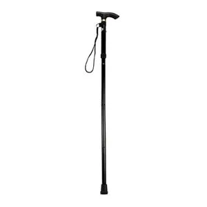 Aluminium Alloy Folding Cane Portable Hand Walking Stick Trekking Hiking Sticks Non-slip 4 Section Adjustable Canes with Comfortable Handle