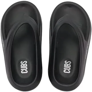 Cubs unisex-child CUBS Chunky High Platform Flip Flop Black Flip-Flop