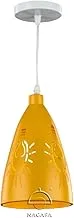 Nagafa Shop RY2814 Modern 1407 Mind One Bulb Pendant Light, Yellow