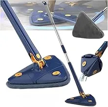 360 Degree Cleaning Mop,Adjustable Dry Washing Mop,Glass and Floor Mop,Functional,Multifunctional Window,Suitable for Wet and Dry Ceiling Edges,Long Handle,Magic Deep Cleaning Mop