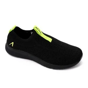 Activ Black Slip-On Comfy Sneakers