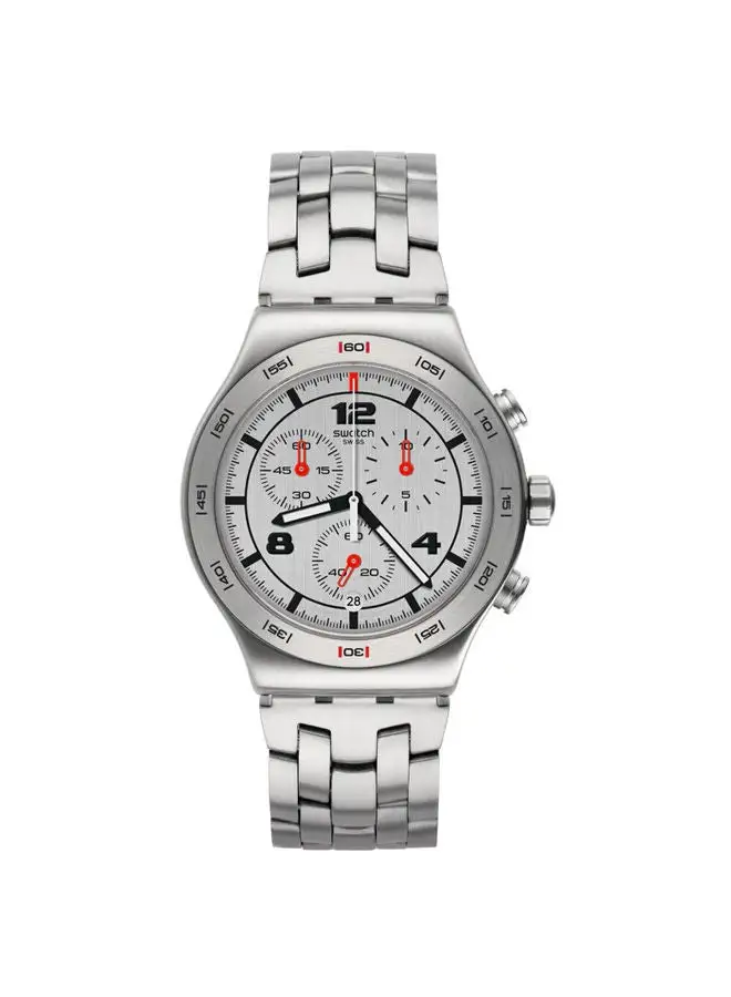 Swatch Stainless Steel Chronograph Watch YVS447G