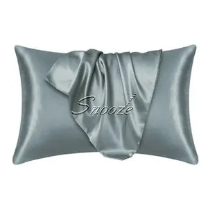 Snooze Satin Pillowcase For Hair And Skin, 48*70 Cm, Gray