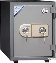 LGSafe LG45K Fireproof Safe Box - Anti-Burglar Home and Office Safe with a Removable Shelf and Dual Locks (H45 x W31 x D37 CM, 45KG) - Made in Vietnam