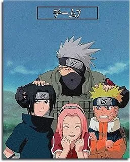 مجموعة ملصقات Anime NARUTO الجدارية مجموعة ملصقات فنية غير مؤطرة ملصق Jujutsu Manga هدايا ديكور الغرفة؟ ملصقات أنيمي مناسبة لتزيين المنزل، المطعم، البار، المكتب