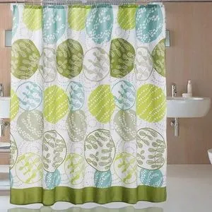 Easy Install Bathtub Shower Curtain