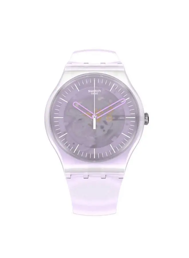 Swatch Silicone Analog Watch SUOK155