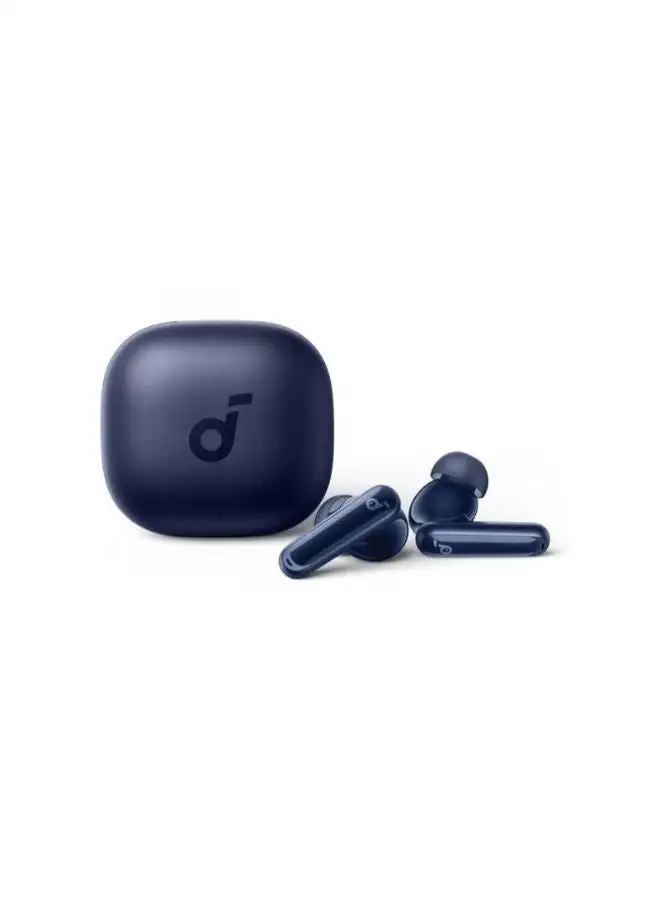 Soundcore P40i by Anker, Noise Cancelling Wireless Earbuds, Adaptive Noise Cancelling to Environments, Heavy Bass, 60H Playtime, 2-in-1 Case and Phone Stand, IPX5, Wireless Charging, Bluetooth 5.3 - Blue Blue