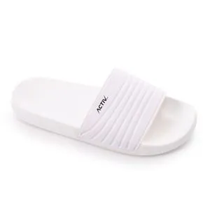 Activ Prominent Open Toecap Slippers - White