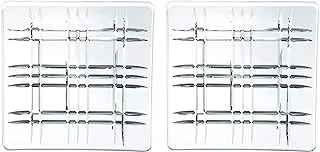 Nachtmann Crystal Square Plates Set 2-Pieces, 14 cm Size