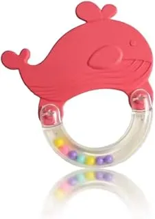 Safari Teether with Rattle Dolphin shape