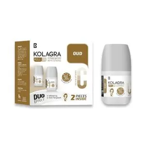 Kolagra ROLL-ON WHITENING OUD RICH IN VITAMIN 2PIECES 60ML