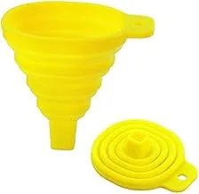 Mini Folding Silicone Funnel - Yellowyuturoaa65174