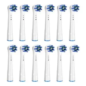 12Pcs/Set Replacement Toothbrush Heads Compatible with Oral B Braun Electric Toothbrush Sensitive Gum Care Brush Heads