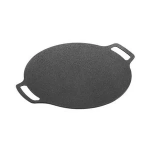 38Cm Thick Cast Iron Frying Pan Flat Pancake