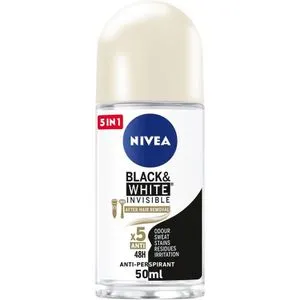 NIVEA  Roll On Black & White Invisible For Women -50Ml