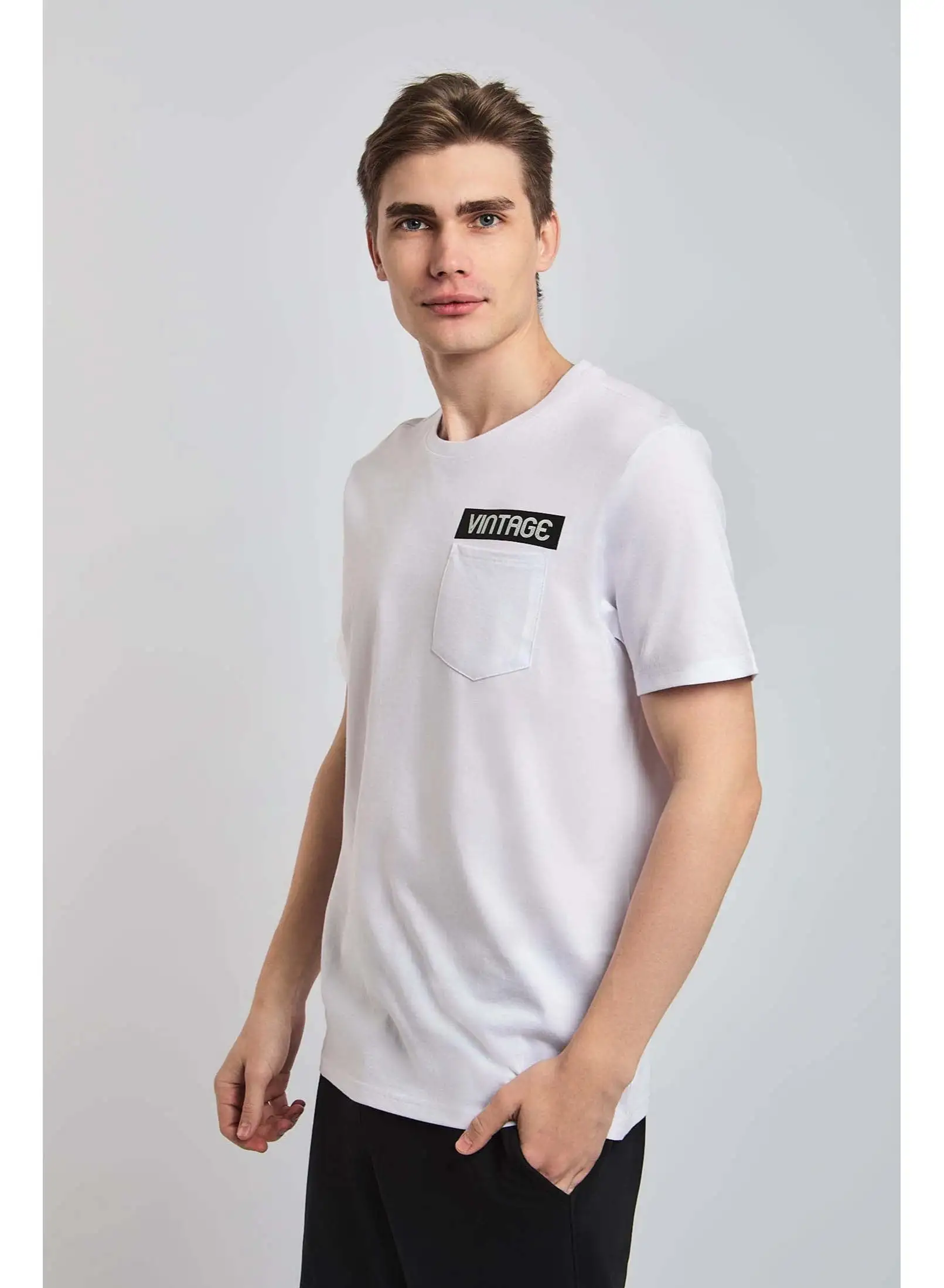 Premoda Casual Regular Fit Cotton T-Shirt With Pocket