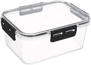 Qlux Rectangular Acrylic Jumbo Refrigerator Box, Clear