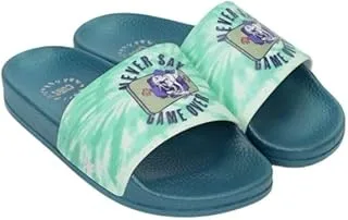 Cubs boys Dino Never Game Over Slide Sandal