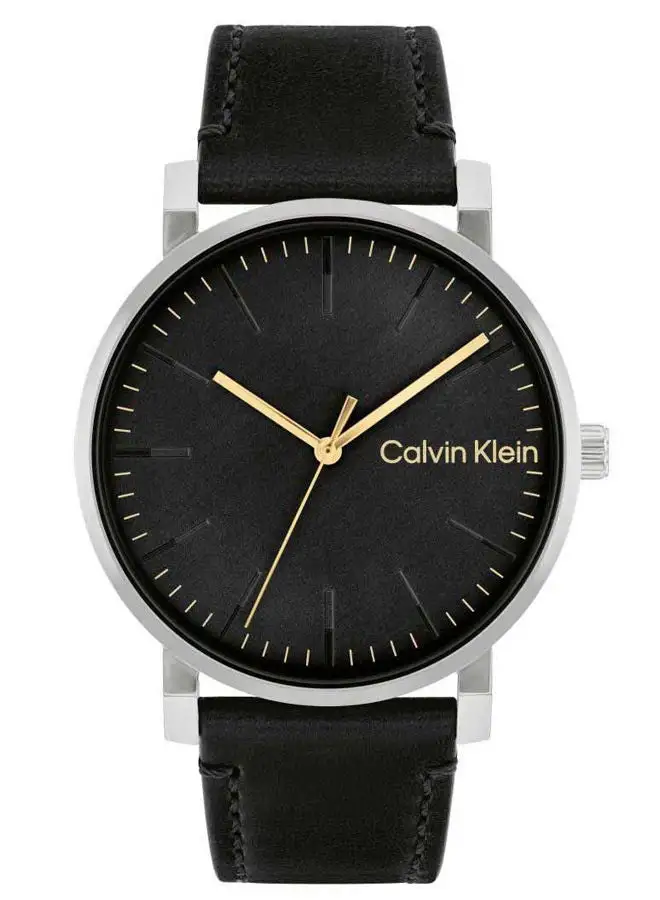 CALVIN KLEIN Leather Analog Watch 25200262