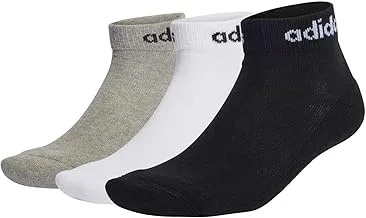 Adidas linear ankle socks cushioned socks 3 pairs socks for unisex