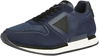 GUESS mens POTENZA II - LEATHER Sneaker