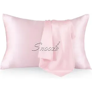 Snooze Satin Pillowcase For Hair And Skin, 48*70 Cm, Pink