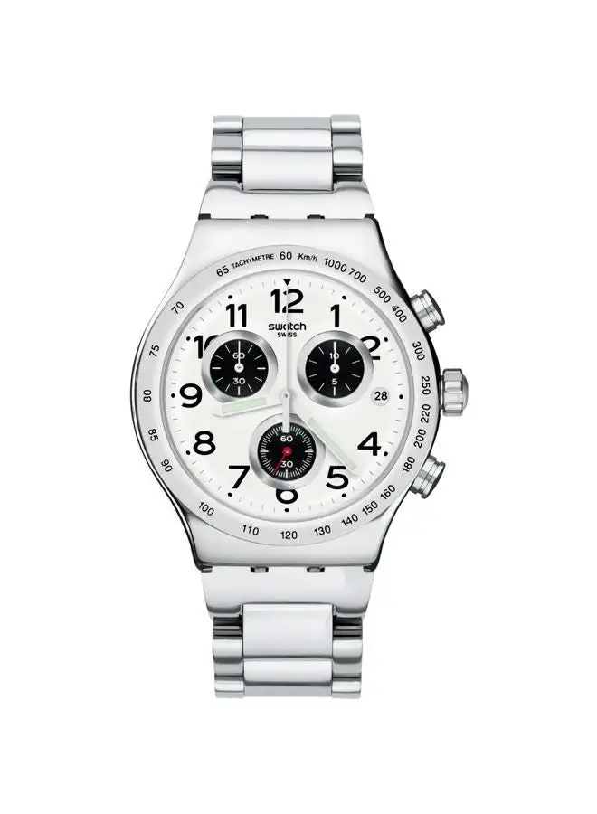 Swatch Stainless Steel Chronograph Watch YVS432GCD