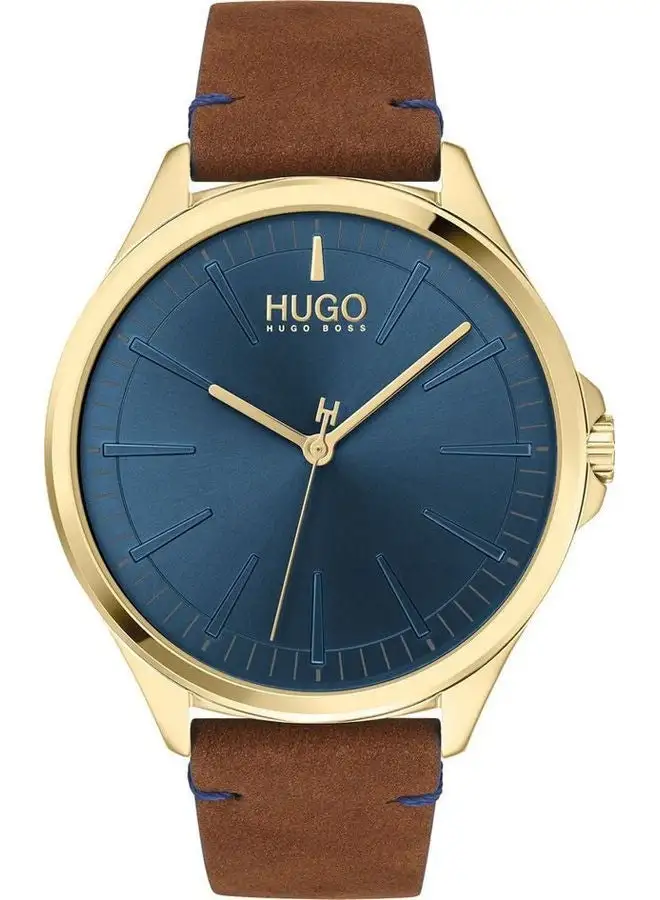 HUGO BOSS Leather Analog Watch HB153.0134