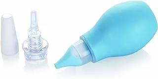 Nuby Nasal Aspirator And Ear Cleaning Set For Babies And Infants Safe , Gentle Bpa Free ,0 Months+, Blue, Colors May Vary, 1 Ea