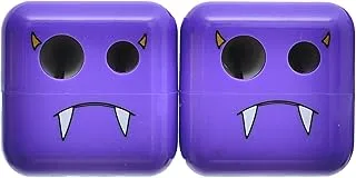 ADEL Emoji 2260000003 High Quality Sharpeners Pencile Double Hole Pack Of 2 Pcs For Office,School - Purple