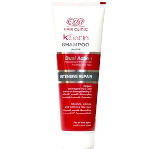 Eva E Keratin Shampoo For All Hairs - 230 Ml