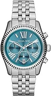 Michael Kors MK5887 Unisex Lexington Blue Dial Steel Bracelet Chronograph Watch