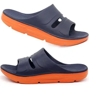 Mens Breathable Arch Slipper Lightweight Walking Slip On Sport Non Slip Slippers