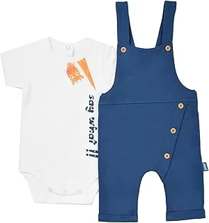 junior Baby Boys Baby Set (Body & Printed Sleeveless Romper) Pajama Set