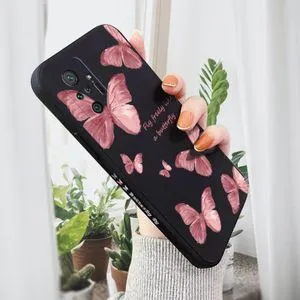 Redmi Note10 Pro Case Butterfly Silicone Soft Phone Cover