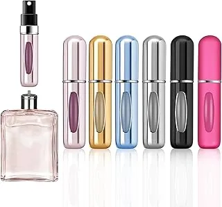 OBSGUMU 6Pcs Perfume Atomiser, Travel Perfume Bottle 5ML Portable Mini Refillable Perfume Bottle for Travel Holiday