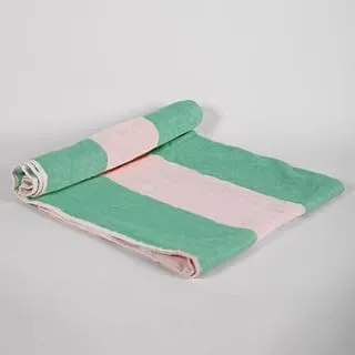 Ariika Faded Summer Towel 100% Cotton, 150 cm x 90 cm Size, Mint