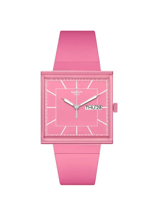 Swatch Silicone Analog Watch SO34P700