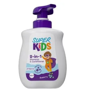 Super Kids - 2-in-1  Shampoo & Conditioner- Blueberry -  500ml