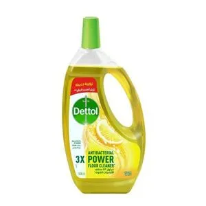 Dettol MAC Antibacterial Disinfectant 3xPower Floor Cleaner - lemon Scent - 1.3Litre