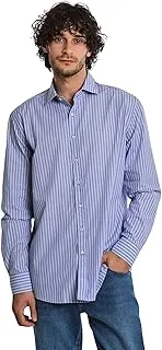 DALYDRESS Men Fancy Regular Fit Cotton Shirt With Spread Collar And Long Sleeves DDMxx005414 Modern