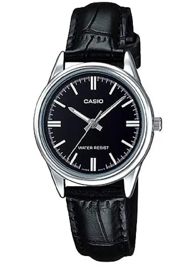 CASIO Leather Analog Watch LTP-V005L-1AUDF